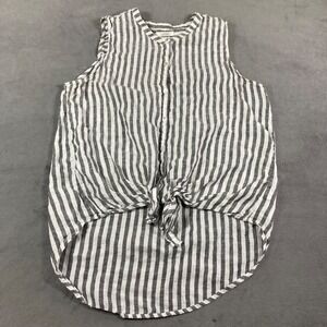 C&C California 100% linen women's top size large preowned